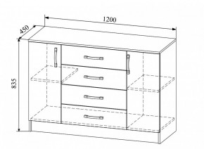 Комод Софи СКМ 1200.1 в Верхоянске - verhoyansk.mebelnovo.ru | фото