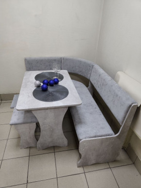 Кухонный уголок Миссия V велюр (цемент) в Верхоянске - verhoyansk.mebelnovo.ru | фото