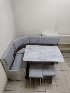 Кухонный уголок Миссия V велюр (цемент) в Верхоянске - verhoyansk.mebelnovo.ru | фото