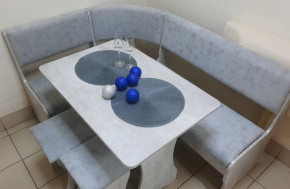 Кухонный уголок Миссия V велюр (цемент) в Верхоянске - verhoyansk.mebelnovo.ru | фото