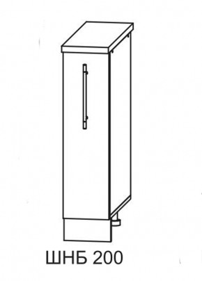 Олива СБ 200 шкаф нижний бутылочница в Верхоянске - verhoyansk.mebelnovo.ru | фото